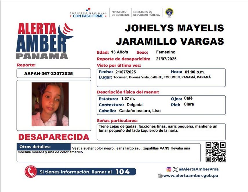 Activan Alerta Amber por desaparición de dos menores.