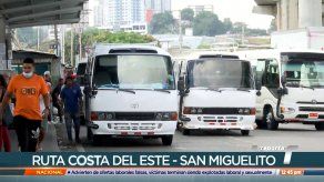 ATTT reordena ruta que va de San Miguelito a Costa del Este ATTT reordena ruta que va de San Miguelito a Costa del Este