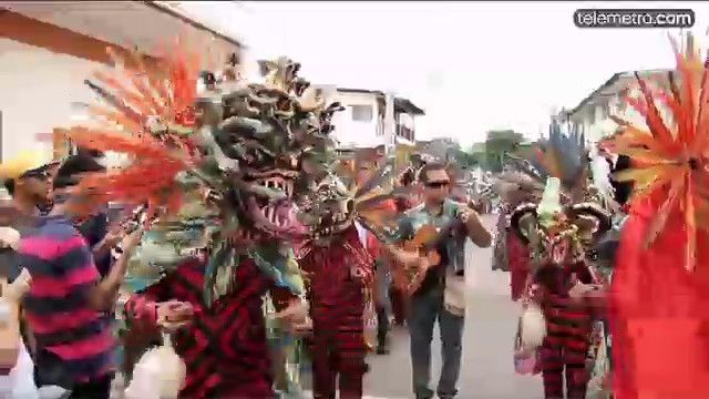 Las calles de la Villa de Los Santos, escenario del Corpus Christi