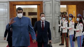 El presidente de Venezuela, Nicolás Maduro a su llegada a la cumbra del ALBA.