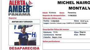 Alerta Amber por Michel Nairoby Montalvo de 16 años