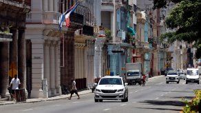 Vista general de una tradicional calle en la habana vieja&nbsp; en La Habana (Cuba).&nbsp;
