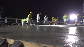 MOP realizó vaciado de concreto en las losas del puente vehicular sobre río Tapia