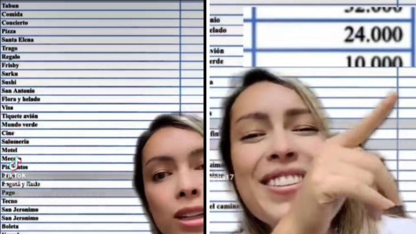 Mujer muestra las pruebas&nbsp;