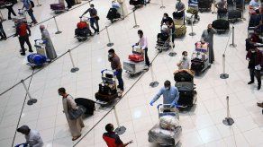 Vista general del Aeropuerto Internacional de El Cairo, Egipto.