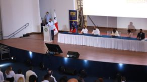 ITSE lanza su Escuela Digital. El presidente Laurentino Cortizo participó del acto.