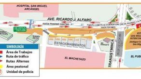 Desde este lunes realizarán cierre de carriles en la Avenida Domingo Díaz