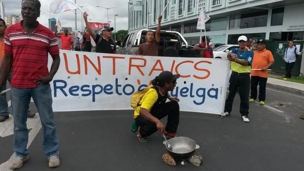 Trabajadores de Untraics seguirán en las calles si no le pagan sus salarios