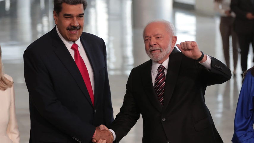Lula recibe a Maduro en reunión con gobernantes en Brasilia