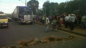 Cierran Interamericana en Chiriquí por falta de agua