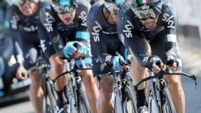 El Sky gana la contrarreloj por equipos del Giro