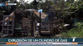 Se registra explosión de tanque de gas en Chiriquí