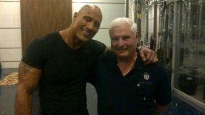 Presidente Martinelli se reúne con La Roca durante visita en Panamá