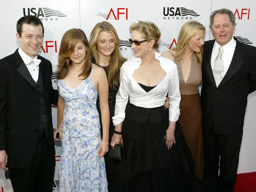 Meryl Streep, hijos y su esposo, Don Gummer.