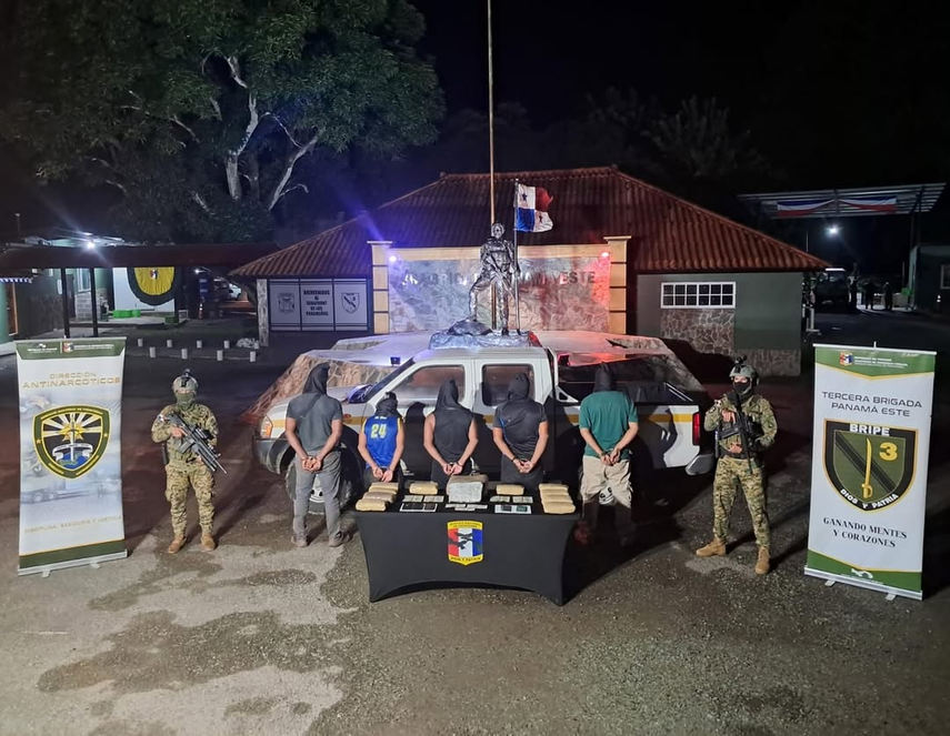 SENAFRONT aprehende a cinco personas&nbsp;