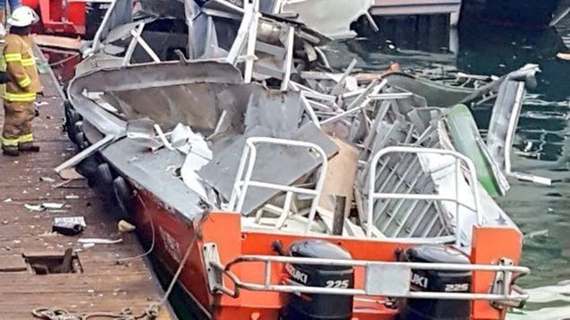 Ministerio Público realiza inspección tras muerte por explosión en embarcación