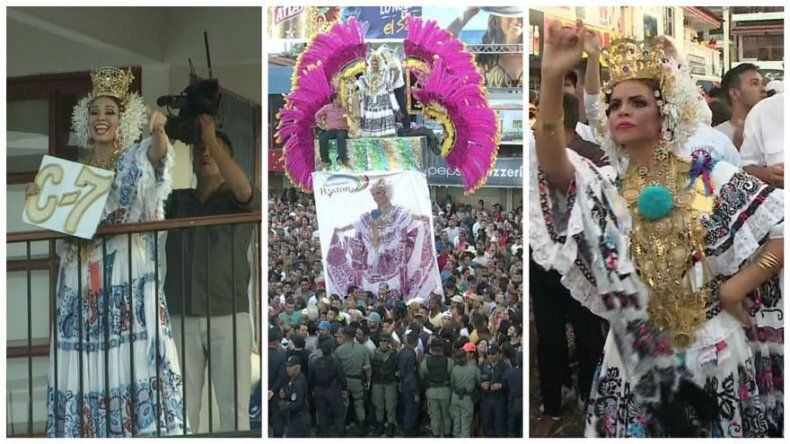 Las Tablas vive un inédito topón de tres reinas