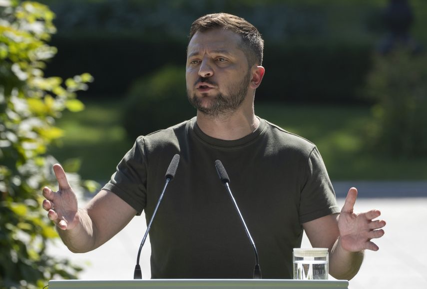 El presidente ucraniano