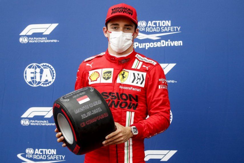 Charles Leclerc logra la pole del Gran Premio de Mónaco