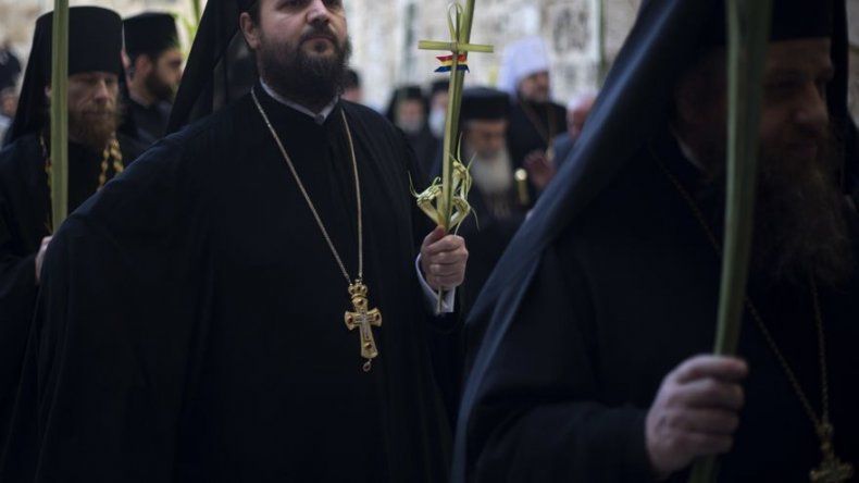 Miles de cristianos celebran Domingo de Ramos en Jerusalén