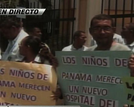 Siguen las protestas por terrenos del Hospital del Niño