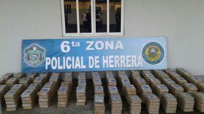 Decomisan 340 paquetes de supuesta droga en El Rodeo de Herrera