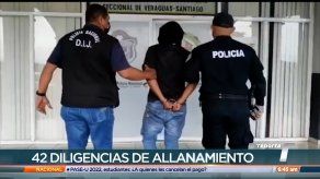 Autoridades realizan 42 diligencias de allanamiento en las últimas horas