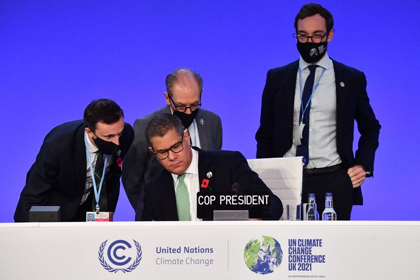 El presidente de Gran Bretaña para la COP26