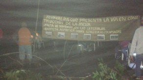 Protesta  en Veraguas por supuestas irregularidades en construcción de carretera