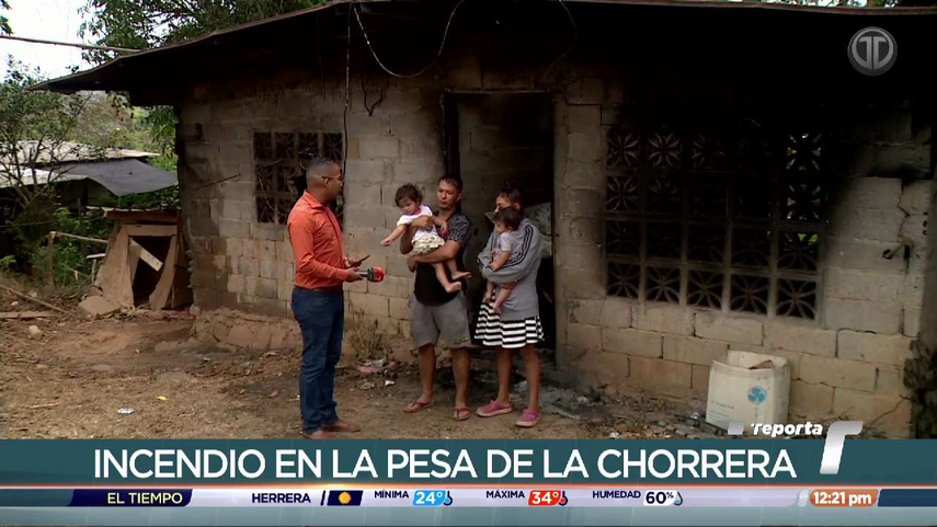 Incendio deja sin hojar a una familia de 4 integrantes.