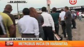 Población de Mañanitas ya cuenta con servicio del Metro bus