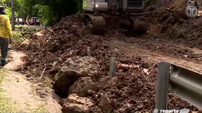 Deslizamiento en Chivo Chivo