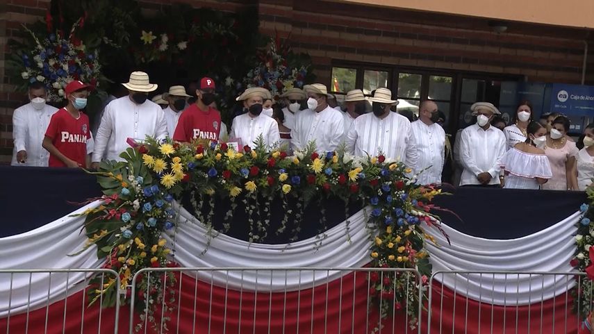 Actos protocolares en La Villa de Los Santos