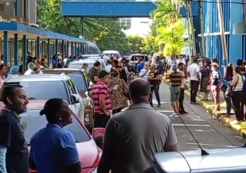 Hospitales, bancos, Metro de Panamá y oficinas fueron evacuadas durante el movimiento telúrico en Panamá Hospitales, bancos, Metro de Panamá y oficinas fueron evacuadas durante el movimiento telúrico en Panamá