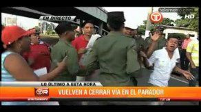 Manifestantes de Concepción reabren vías en El Parador