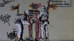 Banksy homenajea a Basquiat con nuevos murales en Londres