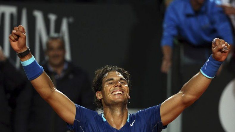 Nadal se pasea ante Dimitrov y jugará final de Roma contra Djokovic
