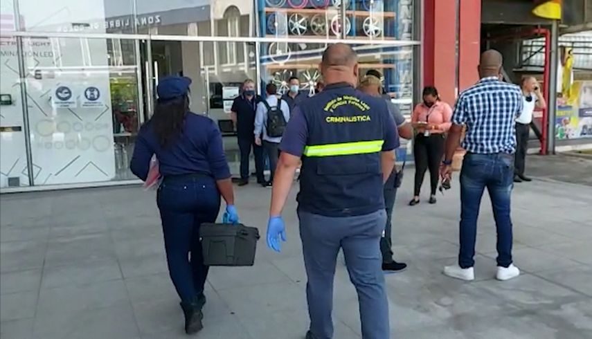 Personal de criminalística del Ministerio Público llegó al lugar.