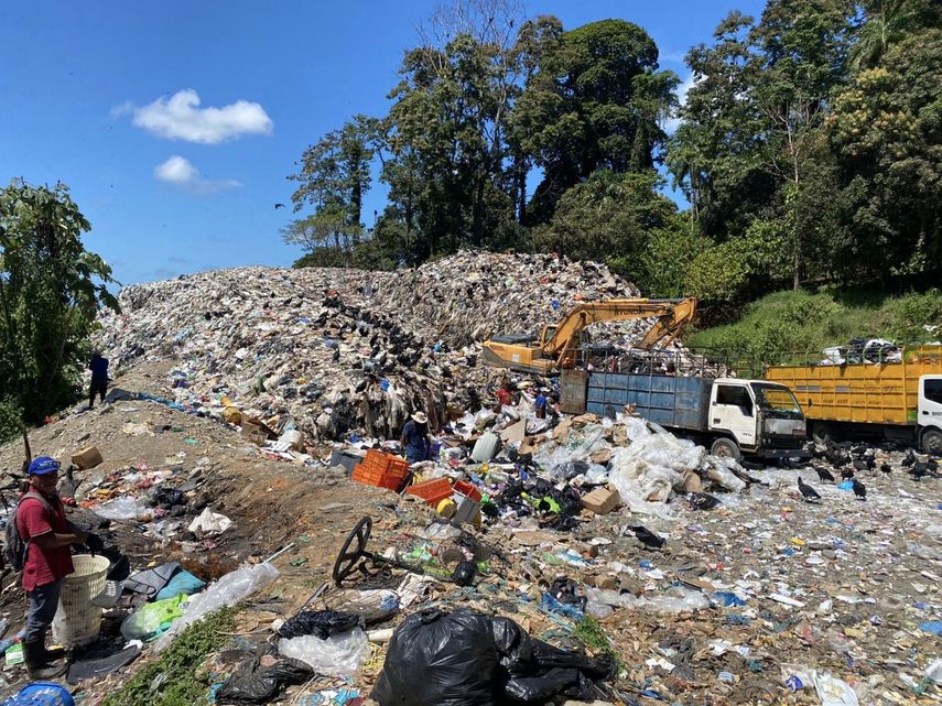 El vertedero de Changuinola.