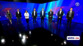 Voto 24: Orden de ubicación los candidatos en el último debate presidencial