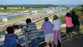 Centro de Visitantes de Agua Clara del Canal de Panamá.&nbsp;