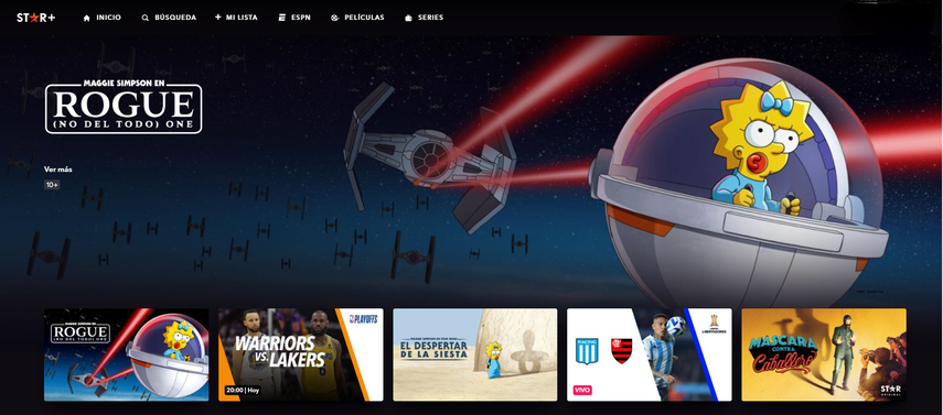 Plataforma Star+