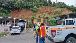 MOP atiende áreas colapsadas por mal tiempo en Arraiján