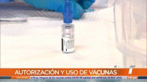Autorización para venta de vacunas contra COVID-19.
