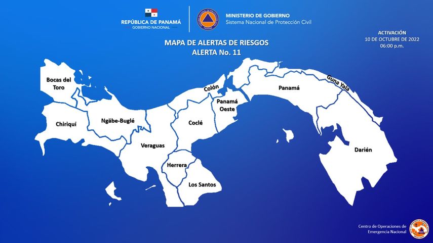 La Dirección de Hidrometeorología de Etesa informó que las condiciones climáticas han mejorado y que el país se encuentra en condiciones propias de la temporada lluviosa.