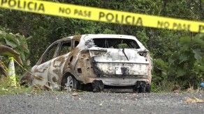 Encuentran dos cuerpos calcinados dentro de un auto en Panamá Oeste
