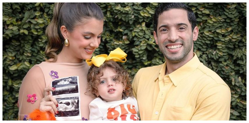 Ana Lucía Tejeira y su familia.