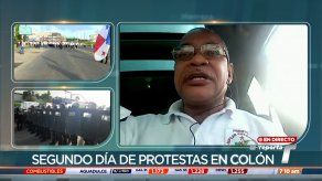 Edgardo Voitier explica razones del paro general en Colón