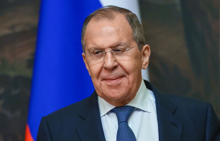 El jefe de la diplomacia rusa Serguei Lavrov﻿.