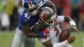 Folk se redime y le da la victoria a Buccaneers ante Giants